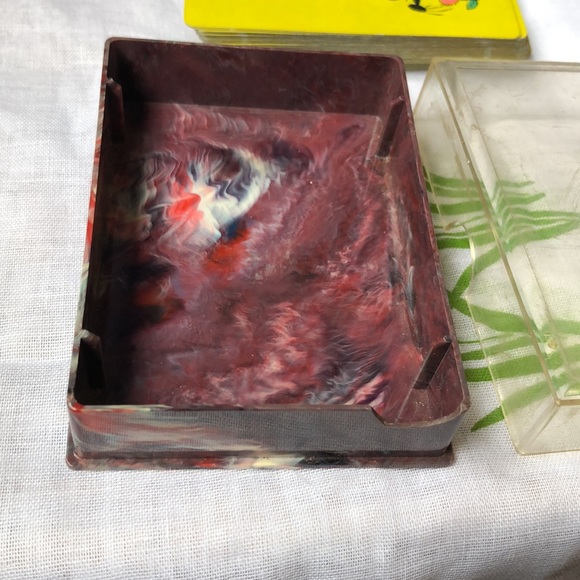 Vintage playing cards in plastic case - Picture 2 of 6